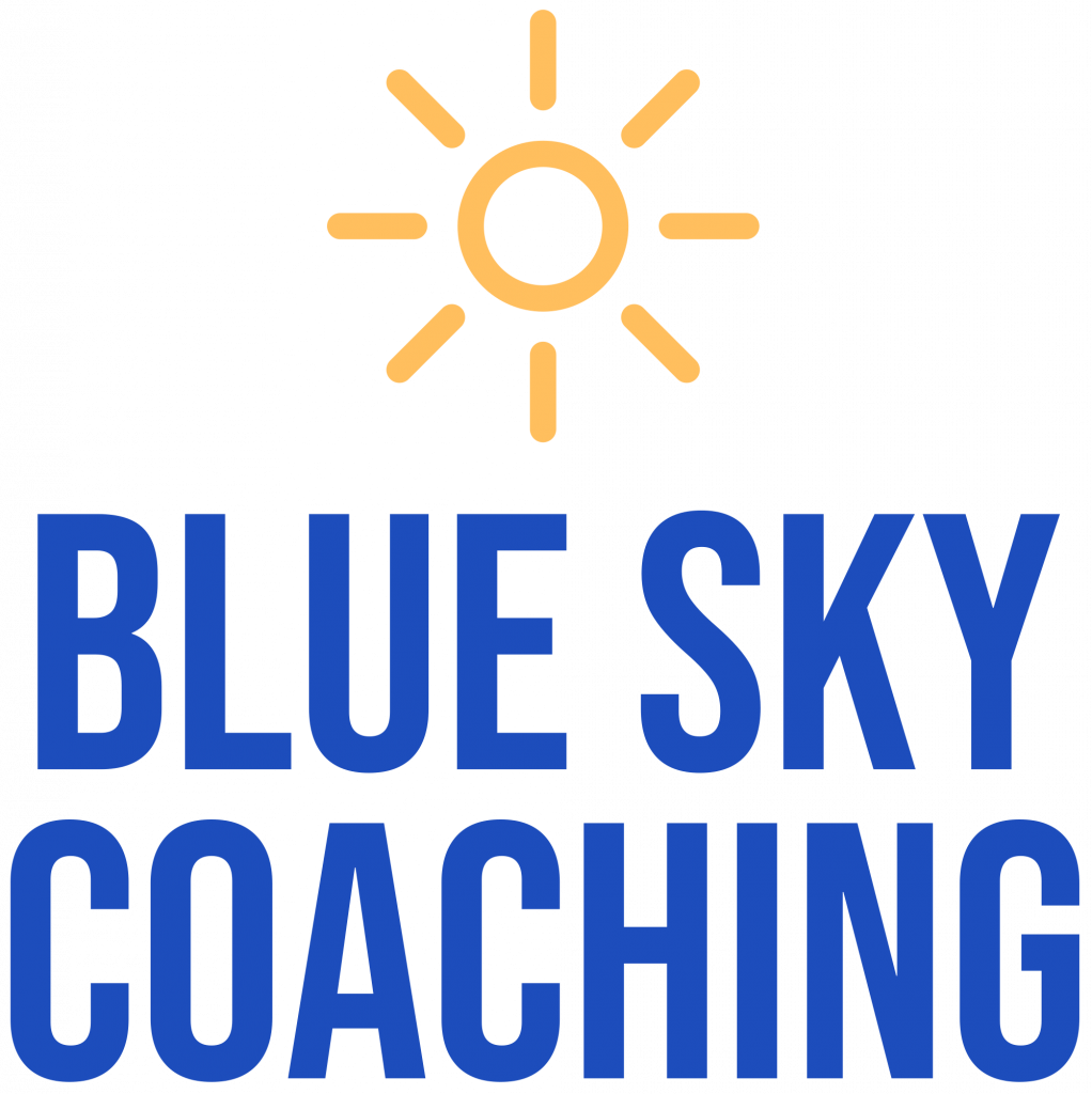 blue sky coaching high resolution logo transparent